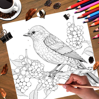 Winter Wonderland Adult Coloring Book, Snow Themed Designs for Color Practice, Colored Pencils Art