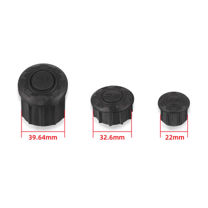 Motorcycle Frame Hole Caps Cover Plug, Durable Frame Protector Kit, Easy Install Fit