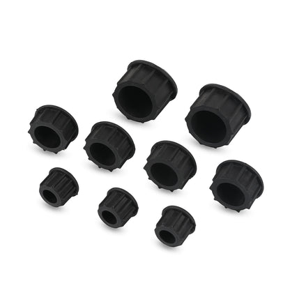 Motorcycle Frame Hole Caps Cover Plug, Durable Frame Protector Kit, Easy Install Fit