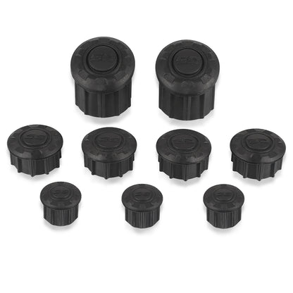 Motorcycle Frame Hole Caps Cover Plug, Durable Frame Protector Kit, Easy Install Fit