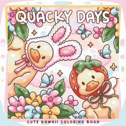 Stress Relief Coloring Book for Adults, Cute Cartoon Graffiti Art, Educational Gift for Teens, Premium Paperback