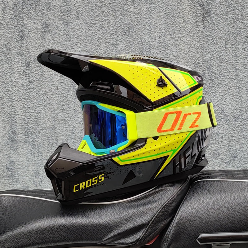 Bicycle Speed Drop DH Full Helmet, Off Road Rally Motorcycle Helmet, Racing Protection Gear