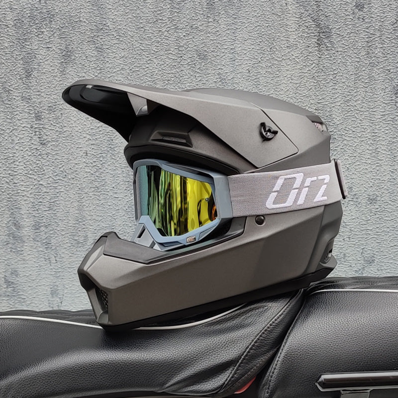 Bicycle Speed Drop DH Full Helmet, Off Road Rally Motorcycle Helmet, Racing Protection Gear