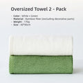 white and green