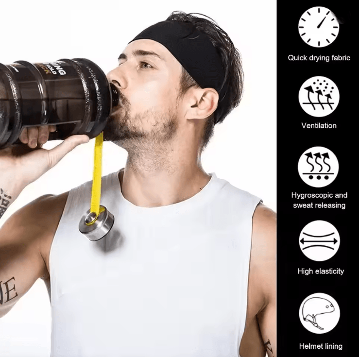 ActiveDry Elastic Sports Headband