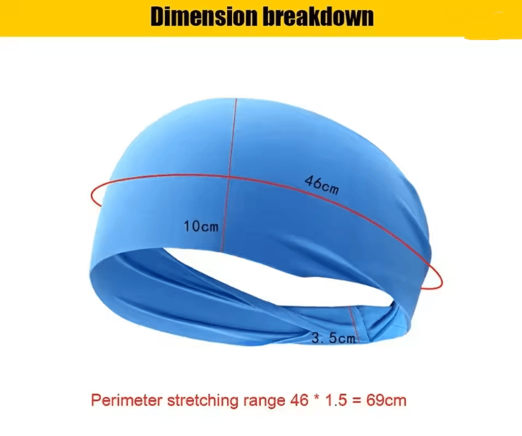 ActiveDry Elastic Sports Headband