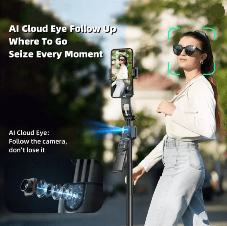 SwiftShot 5-in-1 Selfie Stick Gimbal Stabilizer