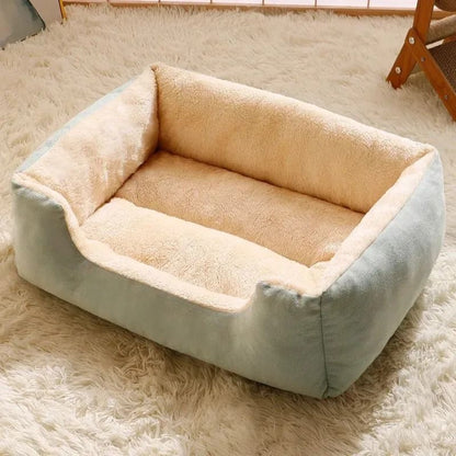 Soft Pet Bed Cushion for Cats and Dogs with Removable Cover