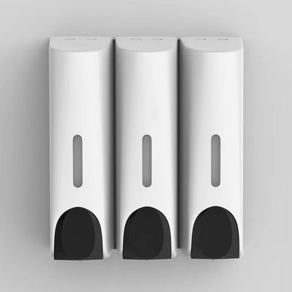 350ml Wall-Mounted Shower Head Soap Dispenser – Detergent & Shower Gel Pump for Bathroom Convenience