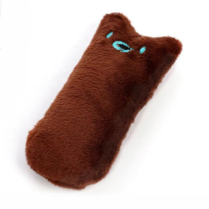 Interactive Plush Cat Toy – Funny Squeaky Catnip Chewing Toy for Kittens