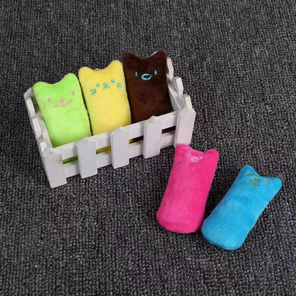 Interactive Plush Cat Toy – Funny Squeaky Catnip Chewing Toy for Kittens