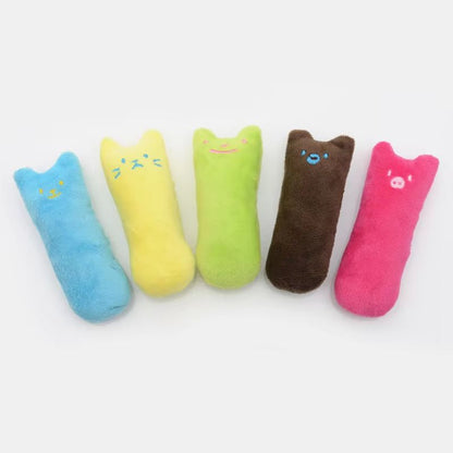 Interactive Plush Cat Toy – Funny Squeaky Catnip Chewing Toy for Kittens