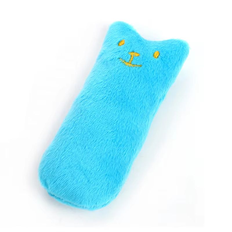 Interactive Plush Cat Toy – Funny Squeaky Catnip Chewing Toy for Kittens