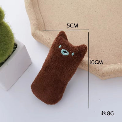 Interactive Plush Cat Toy – Funny Squeaky Catnip Chewing Toy for Kittens