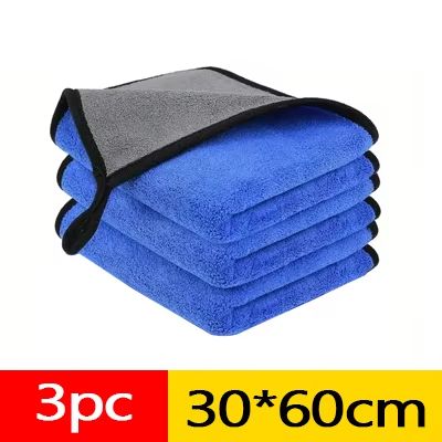 Premium Microfiber Car Washing Towels – Soft, Quick-Drying & Streak-Free (1/3/6 Pack)