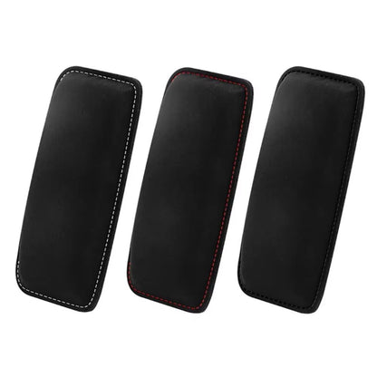 Comfortable Suede Car Knee Pad with Elastic Memory Foam – Auto Cushion & Headrest Accessory