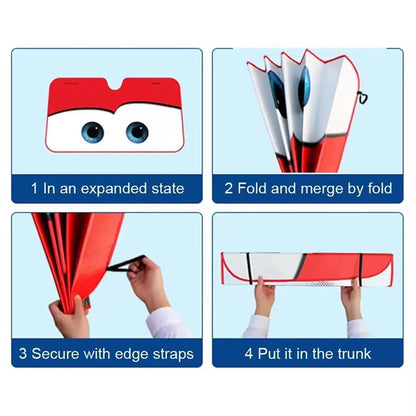 Eyes Heated Windshield Sunshade – 4-Color UV & Heat Protection Cover