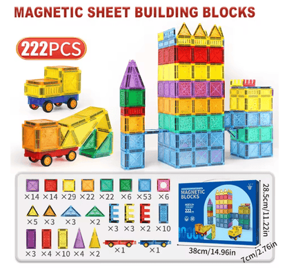 MagnaBuild Magnetic Tiles Building Set for Kids