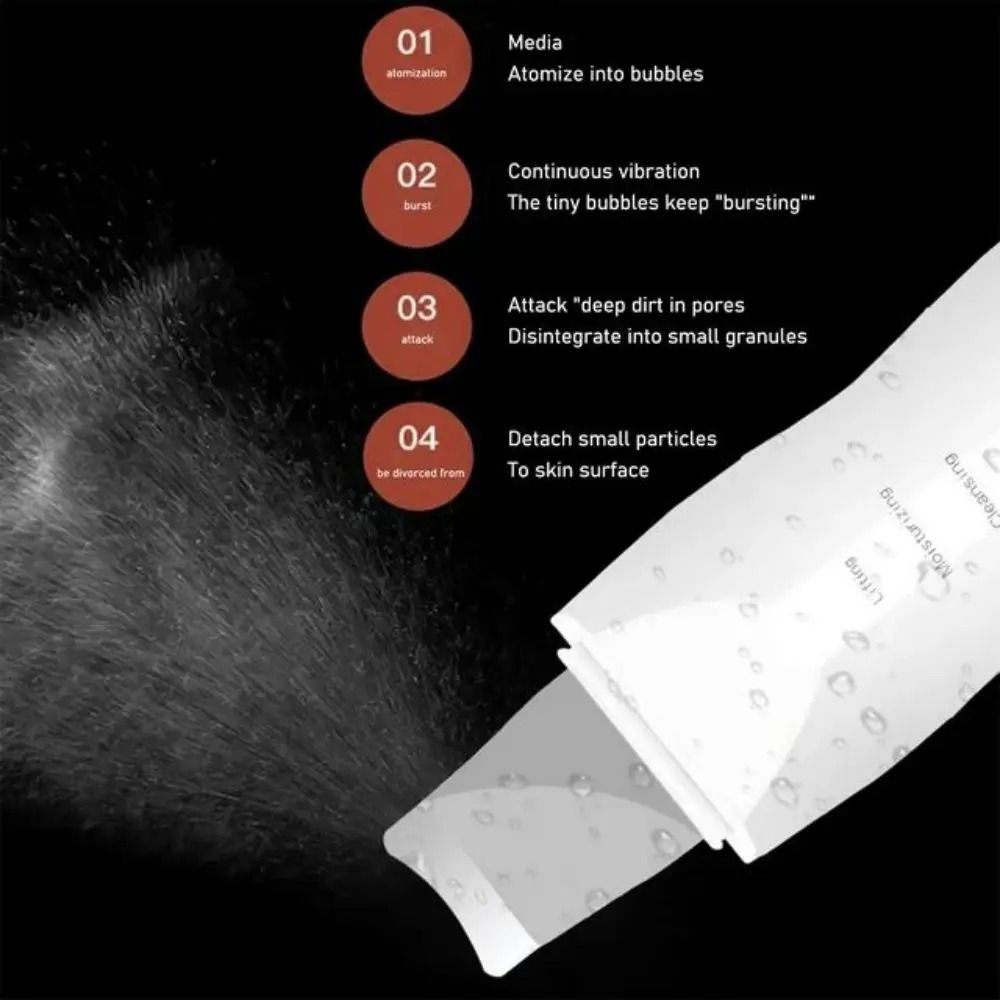Ultrasonic Skin Scraper Pore Cleaning Facial Deep Cleaning Machine
