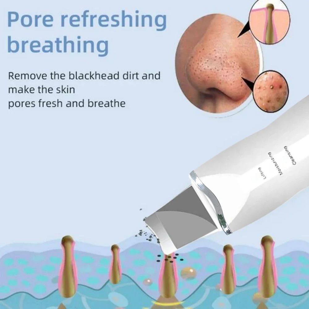 Ultrasonic Skin Scraper Pore Cleaning Facial Deep Cleaning Machine