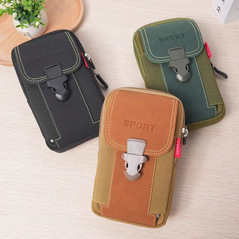 TactiGear Men's Tactical Molle Phone Holster Belt Pouch (Waist Bag & Card Holder)