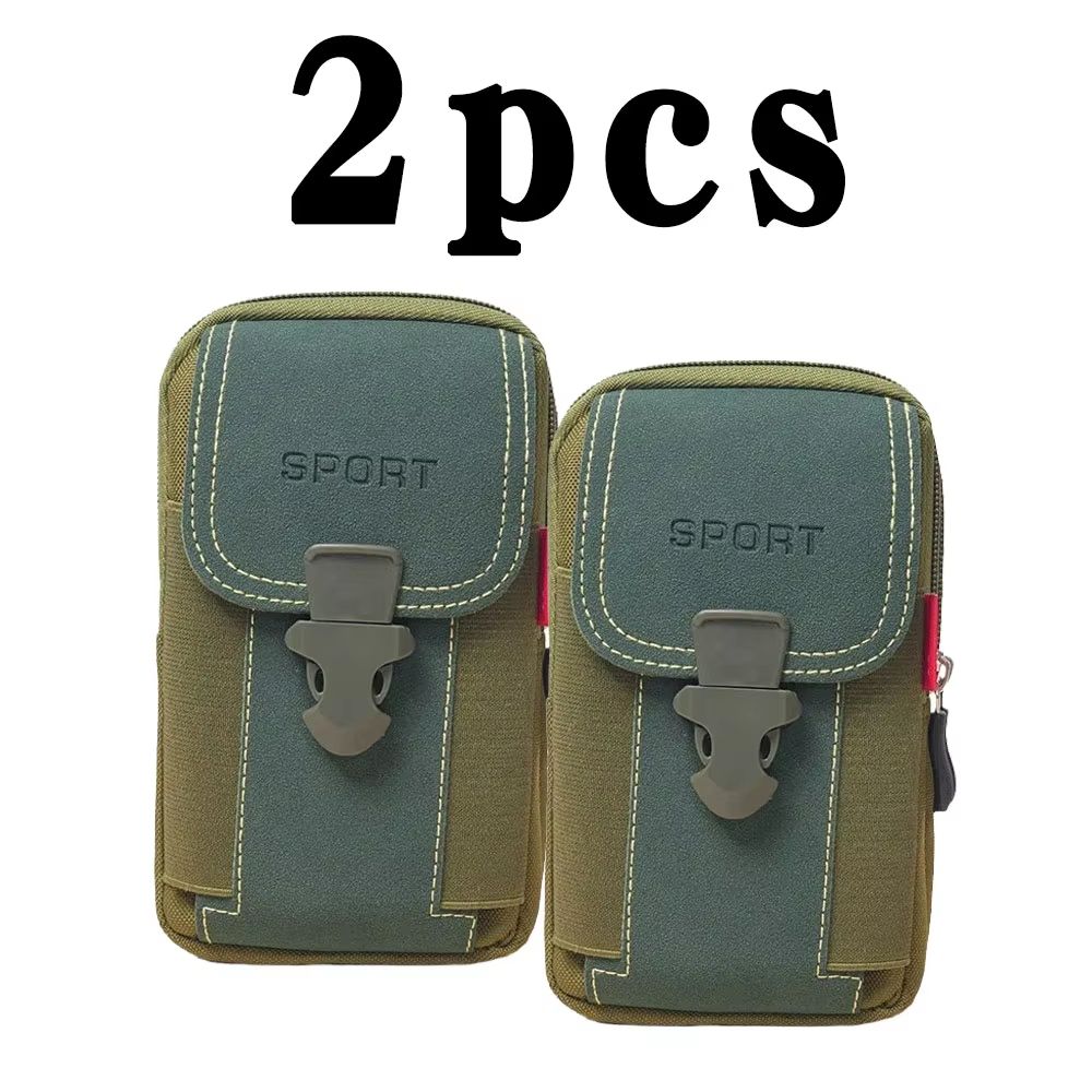 TactiGear Men's Tactical Molle Phone Holster Belt Pouch (Waist Bag & Card Holder)