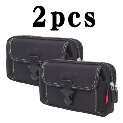 TactiGear Men's Tactical Molle Phone Holster Belt Pouch (Waist Bag & Card Holder)