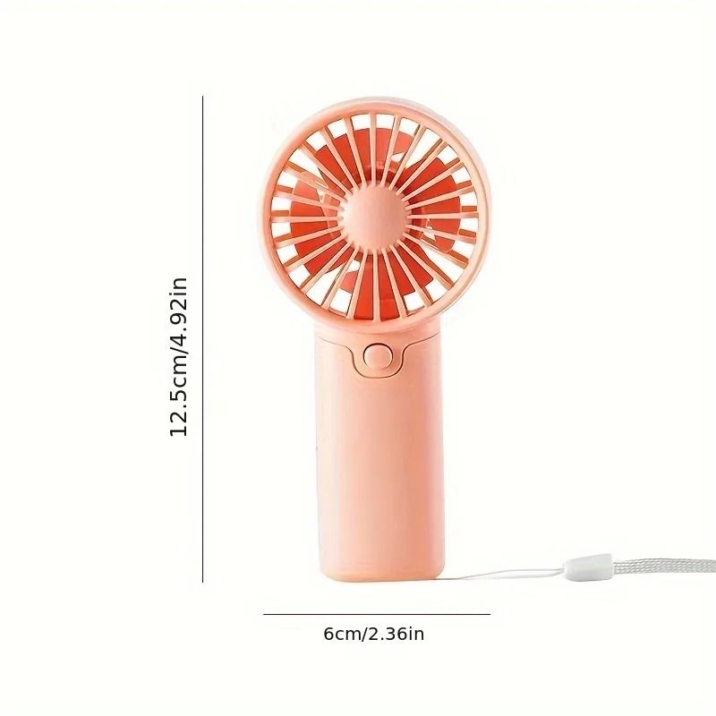 Cute Mini Handheld Fan – Lightweight Portable Electric Pocket Fan for Students and Outdoor Cooling