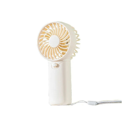 Cute Mini Handheld Fan – Lightweight Portable Electric Pocket Fan for Students and Outdoor Cooling