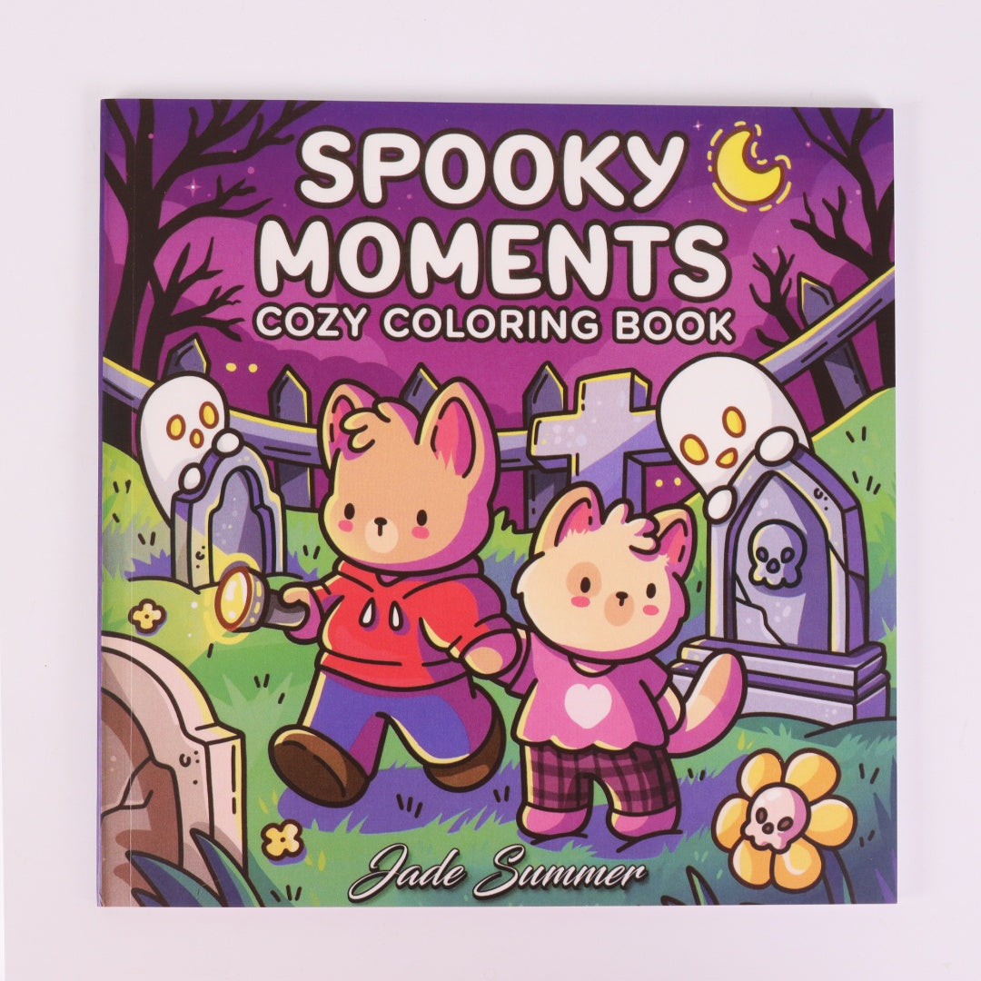 Adult Coloring Book, Lovely And Creepy Creatures, Cozy Moments for Relaxation, Stress Relief