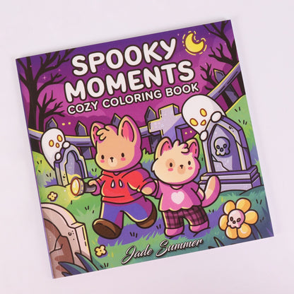 Adult Coloring Book, Lovely And Creepy Creatures, Cozy Moments for Relaxation, Stress Relief