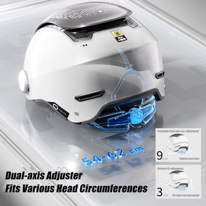 Summer Electric Bike Helmet, Open Face Dual Lens Motorcycle Helmet, Breathable Jet Scooter Helmet for Men and Women
