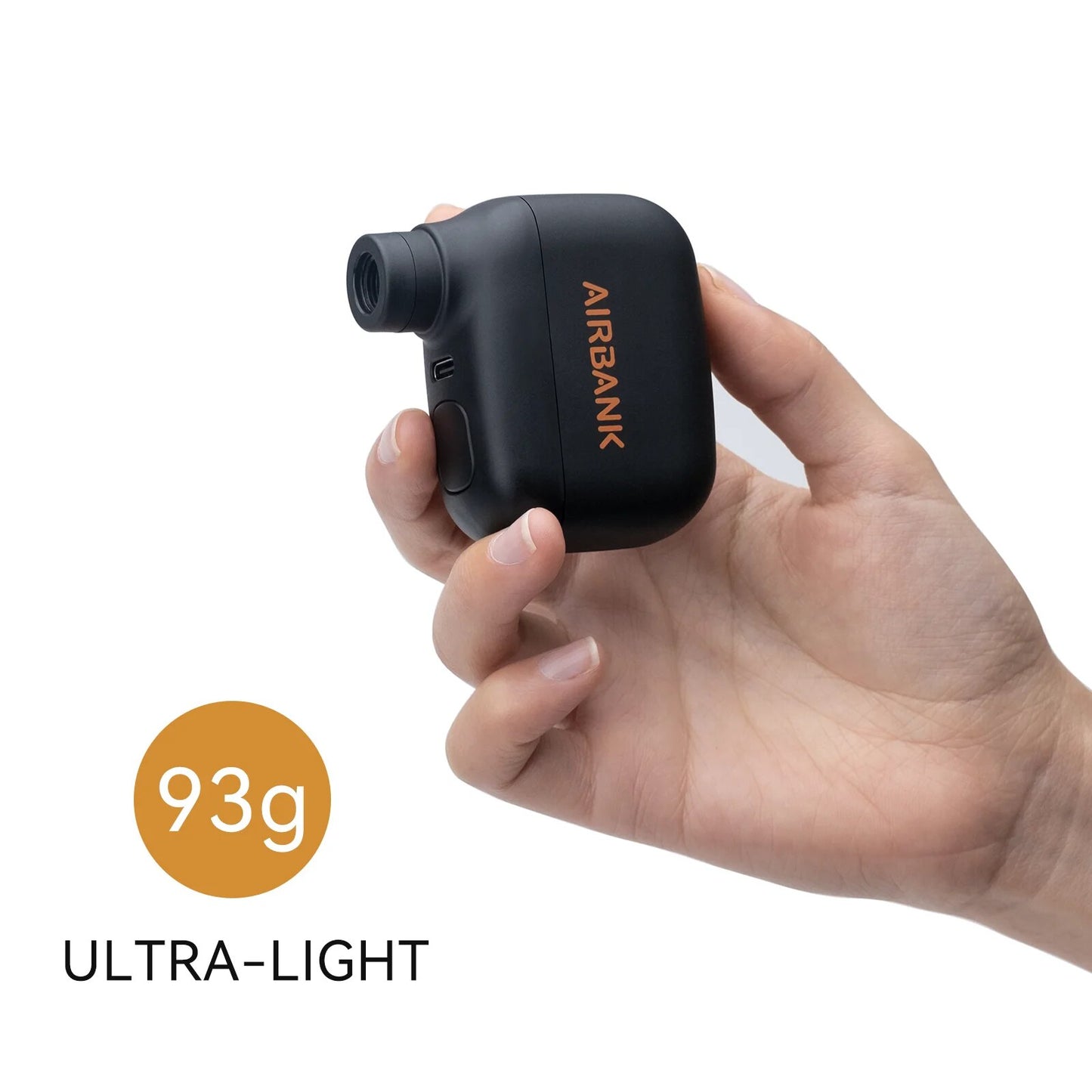 Rechargeable Mini Air Inflator, Portable Bicycle Pump Type-C, Bike Tire Pump for Schrader and Presta
