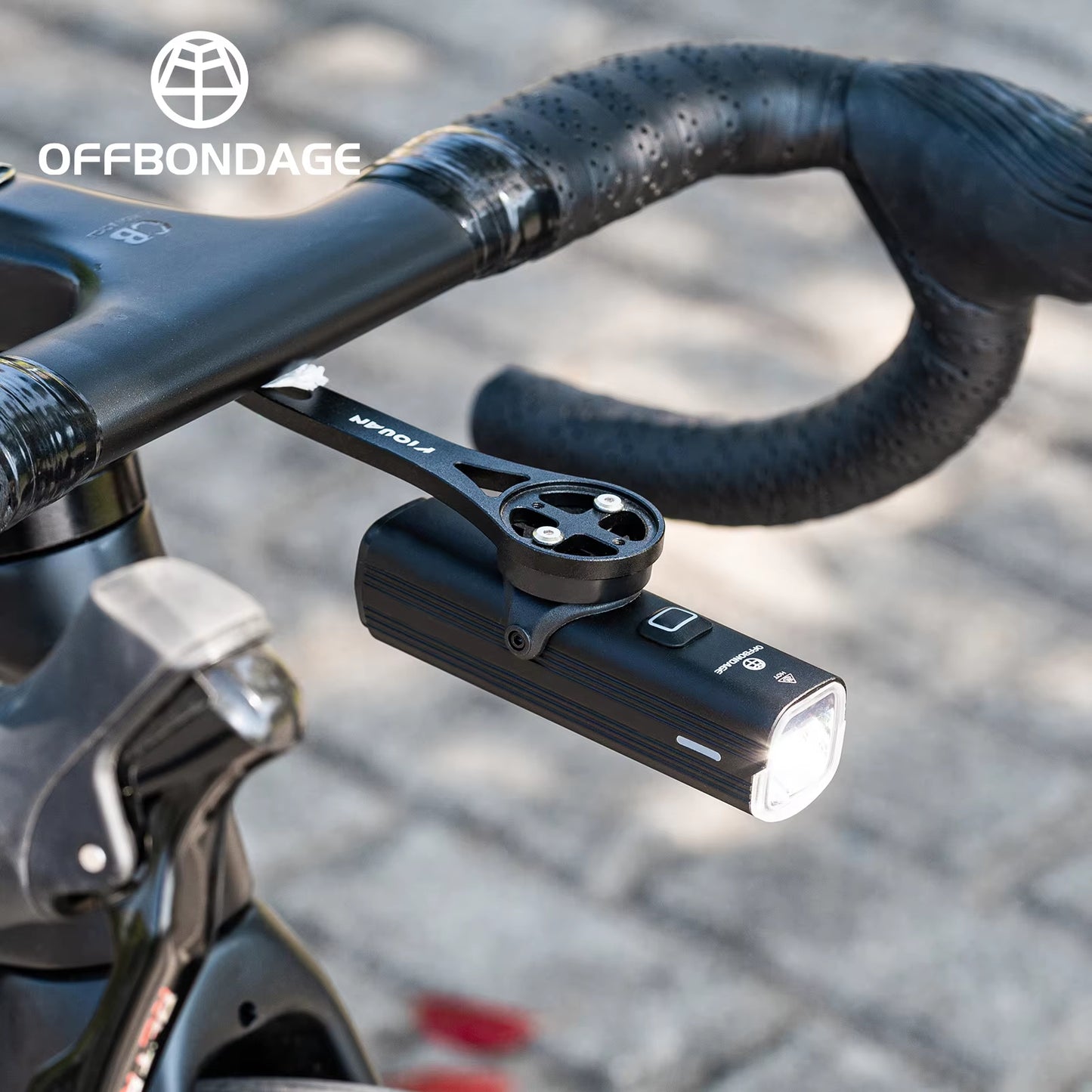 Bicycle Light, USB Charging Waterproof Bike Front Lamp, Cycling Flashlight for Road and MTB