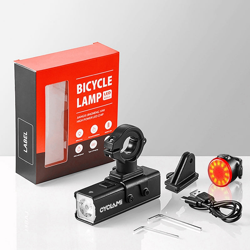 Type C Rechargeable LED Bike Light, Waterproof Front Lamp, Bicycle Headlight, Essential Bike Accessories