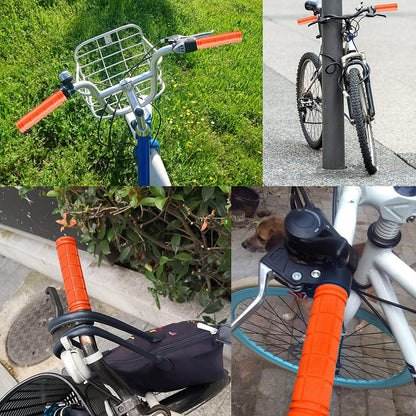 Soft Rubber Handlebar Grip, Anti Slip Bicycle Grip Cover, Kids Mountain Bike Handle Grip Accessories