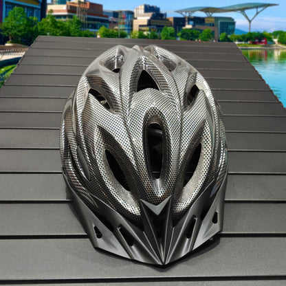 Lightweight Hollow Bicycle Helmet, Safety Head Protection, Comfortable Lining for Men and Women Riders