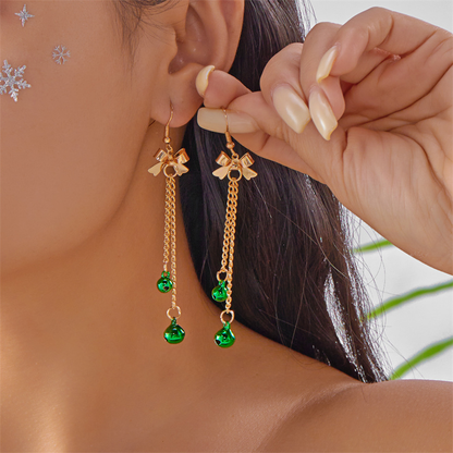Asymmetrical Christmas Earrings, Santa Claus Snowman, Snowflake Tree, Trendy Earrings for Women, Girls New Year Jewelry