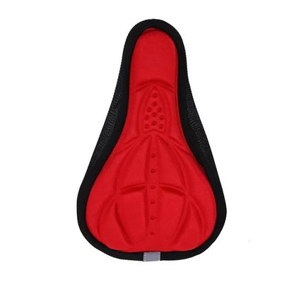 3D Soft Cycling Seat Cover, Bicycle Saddle Cushion, Thickened Sponge Pad, Mountain Bike Breathable Outdoor Accessory