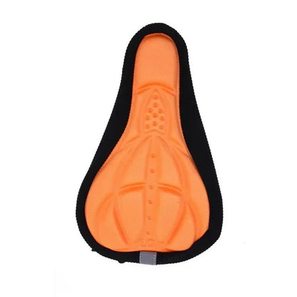 3D Soft Cycling Seat Cover, Bicycle Saddle Cushion, Thickened Sponge Pad, Mountain Bike Breathable Outdoor Accessory