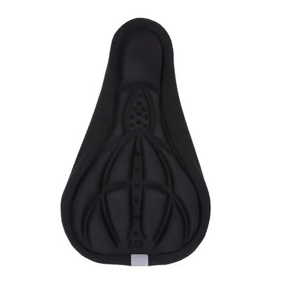 3D Soft Cycling Seat Cover, Bicycle Saddle Cushion, Thickened Sponge Pad, Mountain Bike Breathable Outdoor Accessory