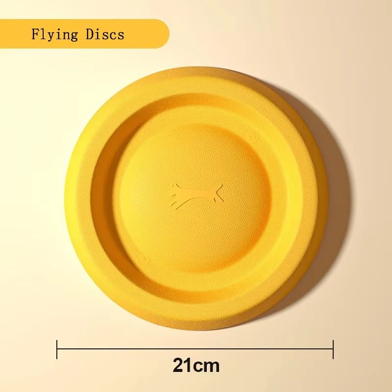 EVA Dog Toy Set 4-Pack Flying Disc Ball Tug Rope Chew Proof Teeth Cleaning Set