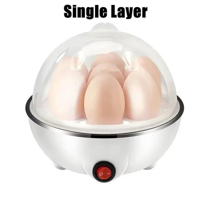 Multifunctional Electric Egg Boiler Monolayer Egg Cooker Mini Steamer