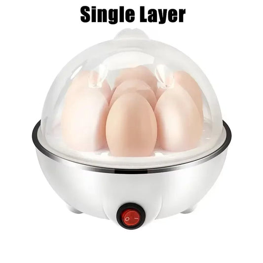 Multifunctional Electric Egg Boiler Monolayer Egg Cooker Mini Steamer