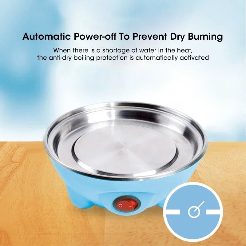 Multifunctional Electric Egg Boiler Monolayer Egg Cooker Mini Steamer