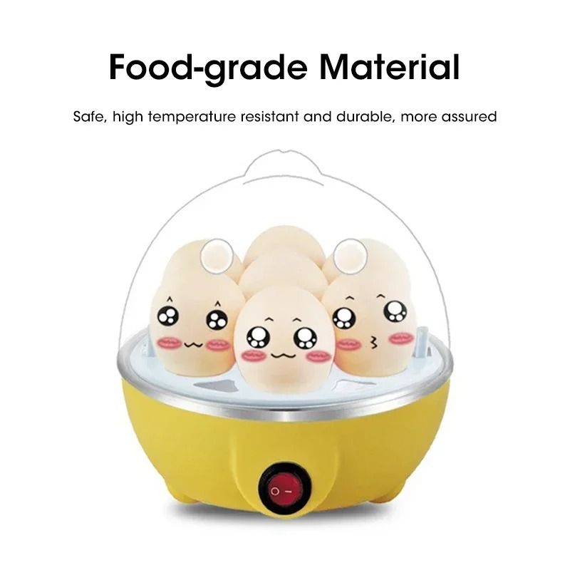 Multifunctional Electric Egg Boiler Monolayer Egg Cooker Mini Steamer