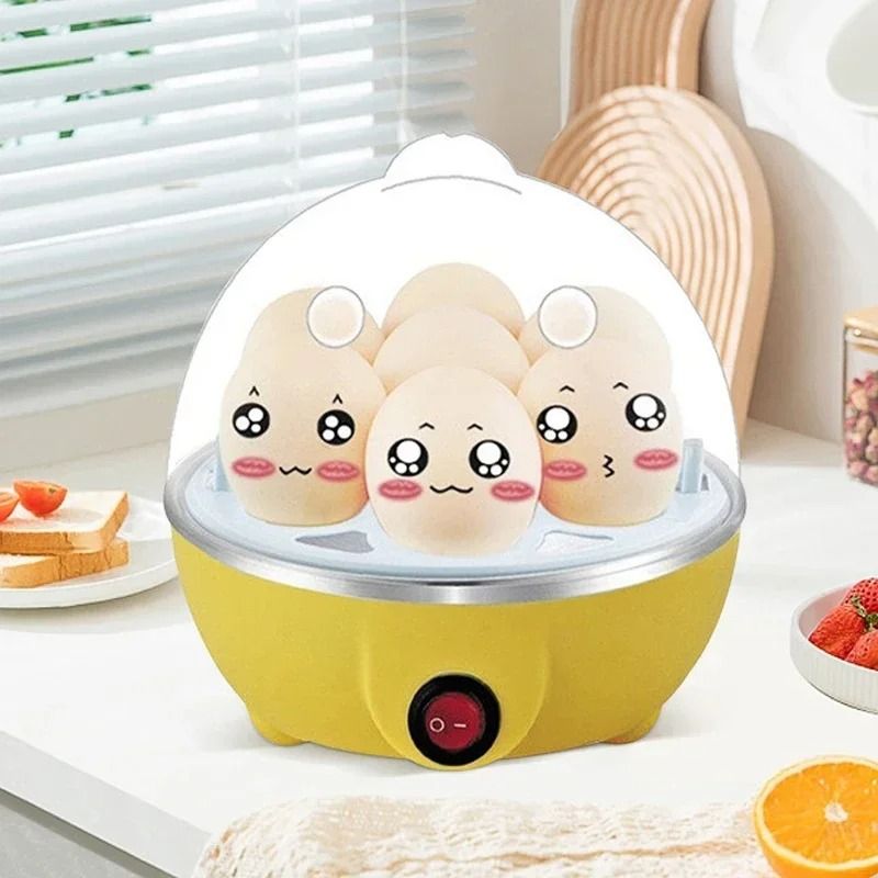 Multifunctional Electric Egg Boiler Monolayer Egg Cooker Mini Steamer