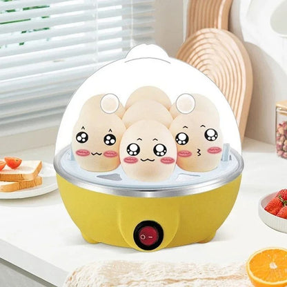 Multifunctional Electric Egg Boiler Monolayer Egg Cooker Mini Steamer