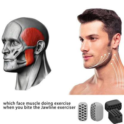 Silicone Jaw Exerciser Facial Toner Jawline Fitness Ball