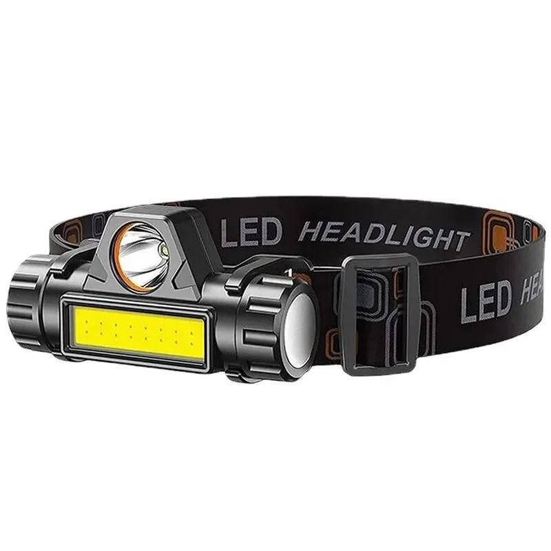 Rechargeable COB LED USB Headlamp Magnetic Waterproof Head Torch for Outdoor Use